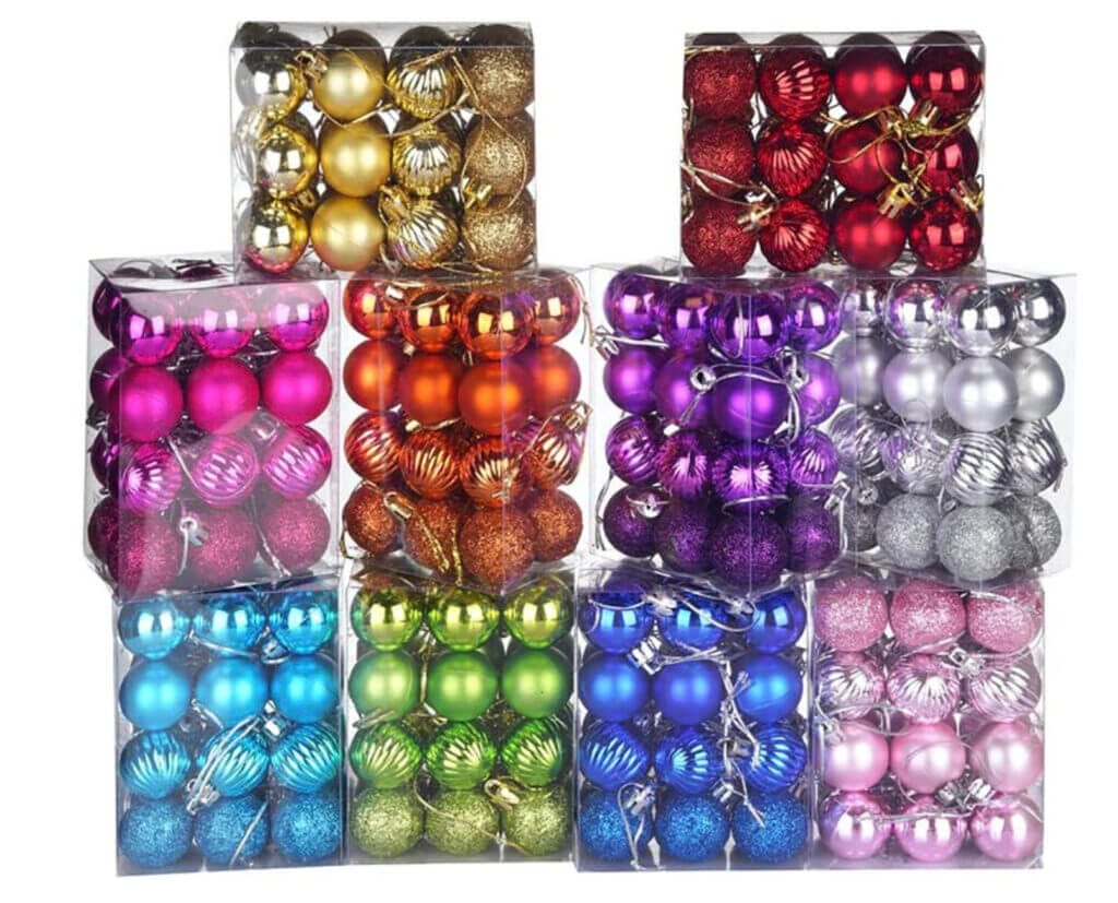 Weihnachtskugeln Set (24 Stück) – 50% Rabatt