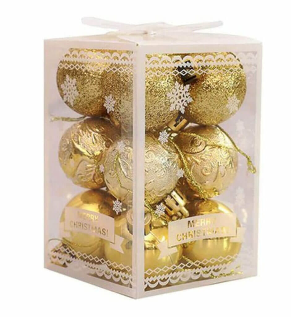 In vielen Farben erhältlich: Allegorly Christbaumkugeln Set – 60% Rabatt