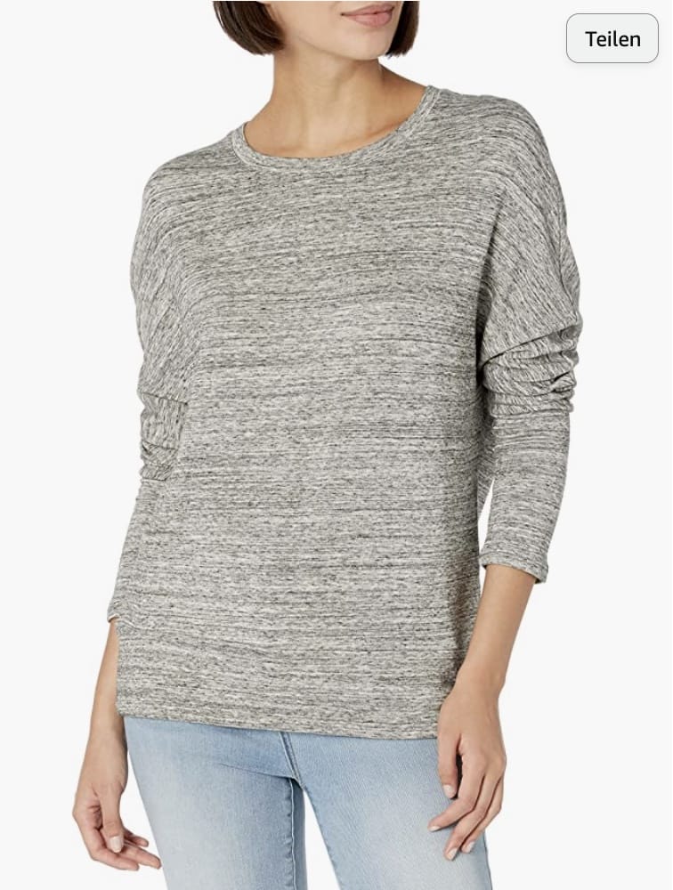 Daily Ritual Damen langarm Top Terry – 50% Rabatt