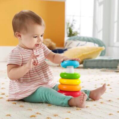 Fisher-Price Rock-a-Stack Eco Ringturm - 23% Rabatt 2 Fisher-Price Rock-a-Stack Eco Ringturm