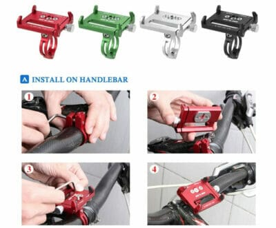 Für Prime-Mitglieder: Lixada Fahrrad Handyhalterung - 30% Rabatt 4 Halterung 3