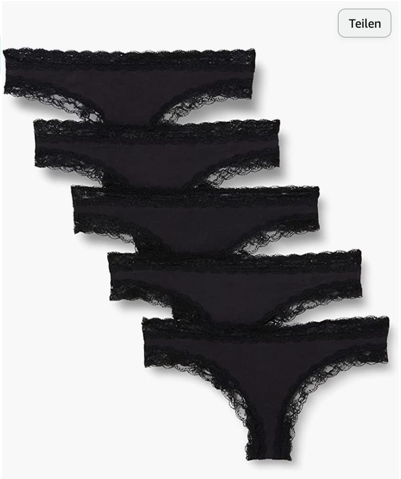 Iris & Lilly Damen Tanga 5er Pack – 49% Rabatt