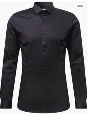 JACK JONES Male Hemd 2er Pack Satin Super Slim Fit