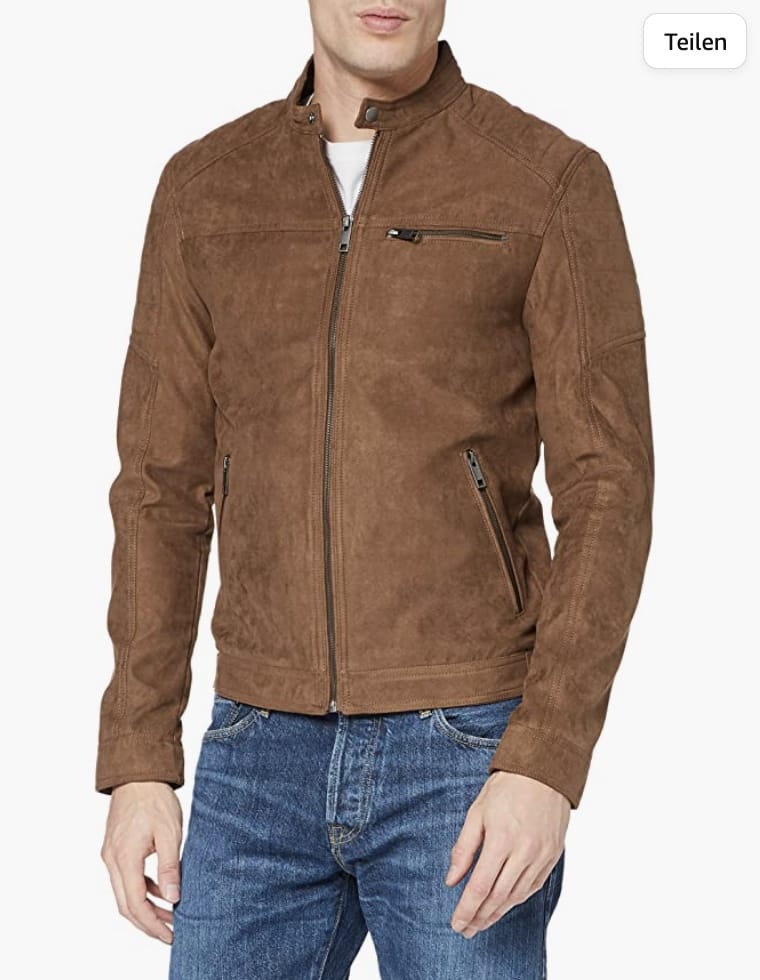 Jack And Jones Herren Lederjacke Faux 60 Rabatt 