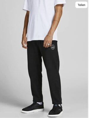 JACK JONES Male Sweathose 2er Pack Gordon Shark1