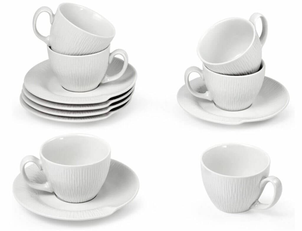 12-teiliges Kaffeeservice-Set von suntun – 73% Rabatt