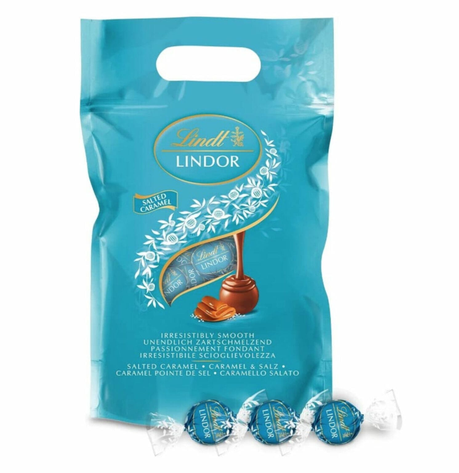 Lindt LINDOR Schokoladen Kugeln Salted Caramel (1kg Großpackung) 31