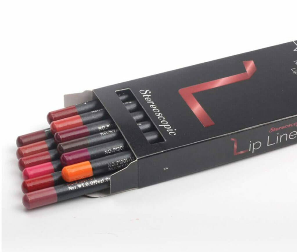 Lipliner Set mit 12 Farben – 70% Rabatt