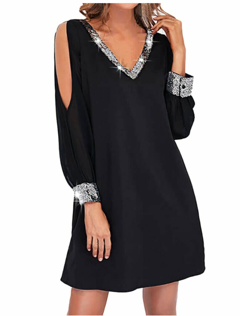 Damen Blusenkleid – 60% Rabatt