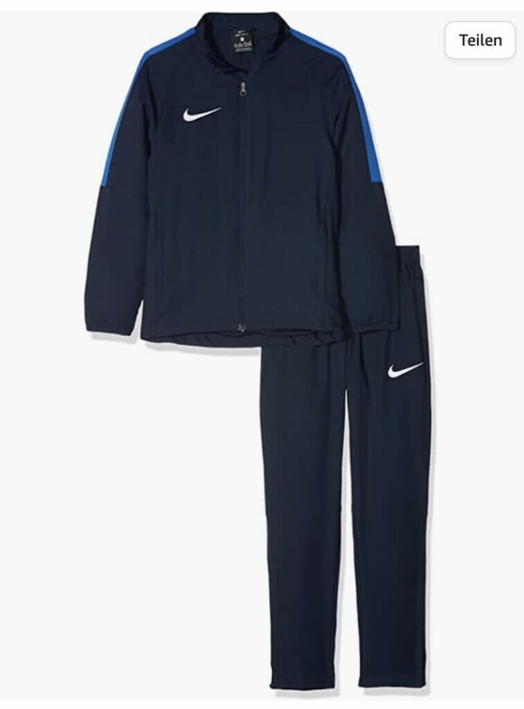 Nike Kinder Dry Academy 18 Trainingsanzug – 43% Rabatt