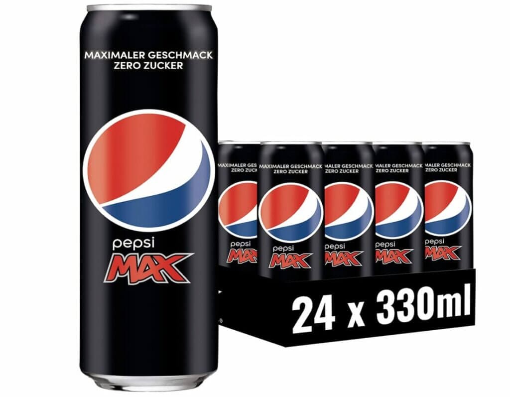 Ich liebe sie: Pepsi Max 24 x 0,33 l – 31% Rabatt