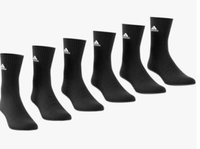 adidas Crew Socken: Komfortable Dämpfung für Sportler. 6er-Pack für strapazierfähigen Support beim Training.