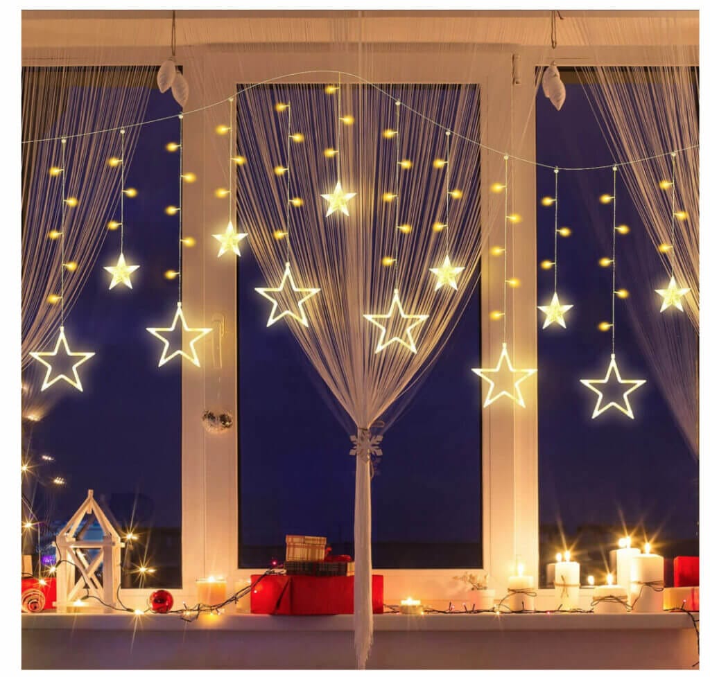 Koicaxy LED Sternen Lichtervorhang – 50% Rabatt