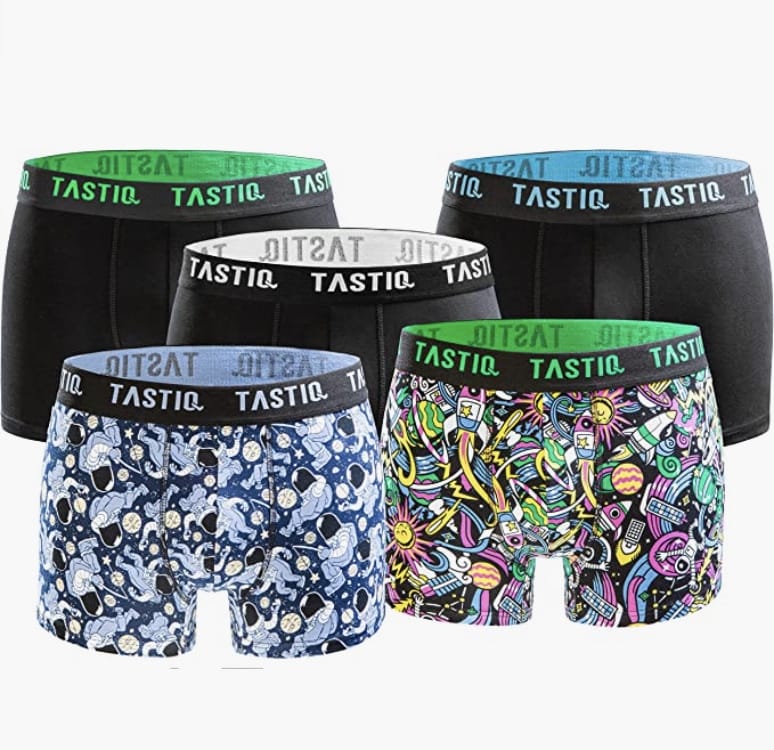 TASTIQ Herren Boxershorts im 5er Pack – 43% Rabatt