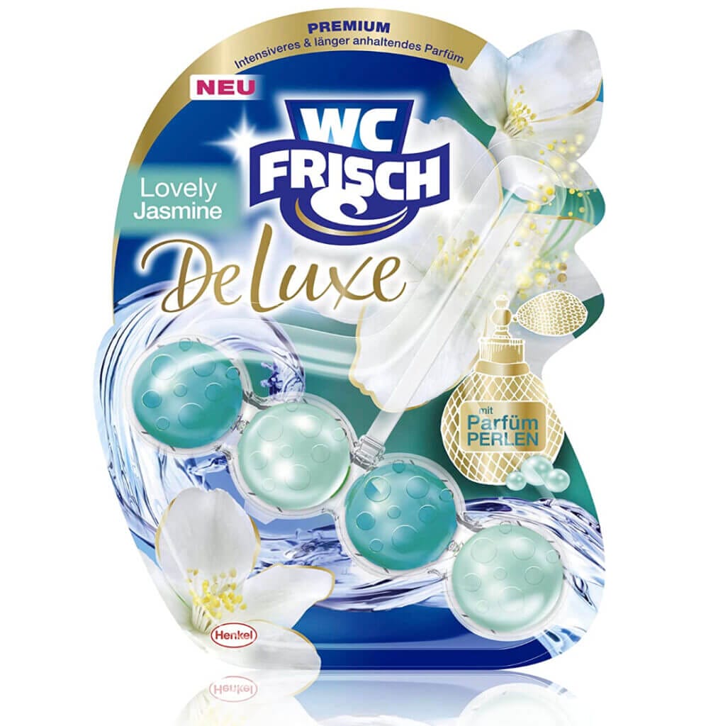 WC FRISCH DeLuxe Lovely Jasmin WC-Reiniger und WC-Duftspüler – 23% Rabatt + 10% Spar-Abo + 10% Rabatt auf die erste Bestellung –