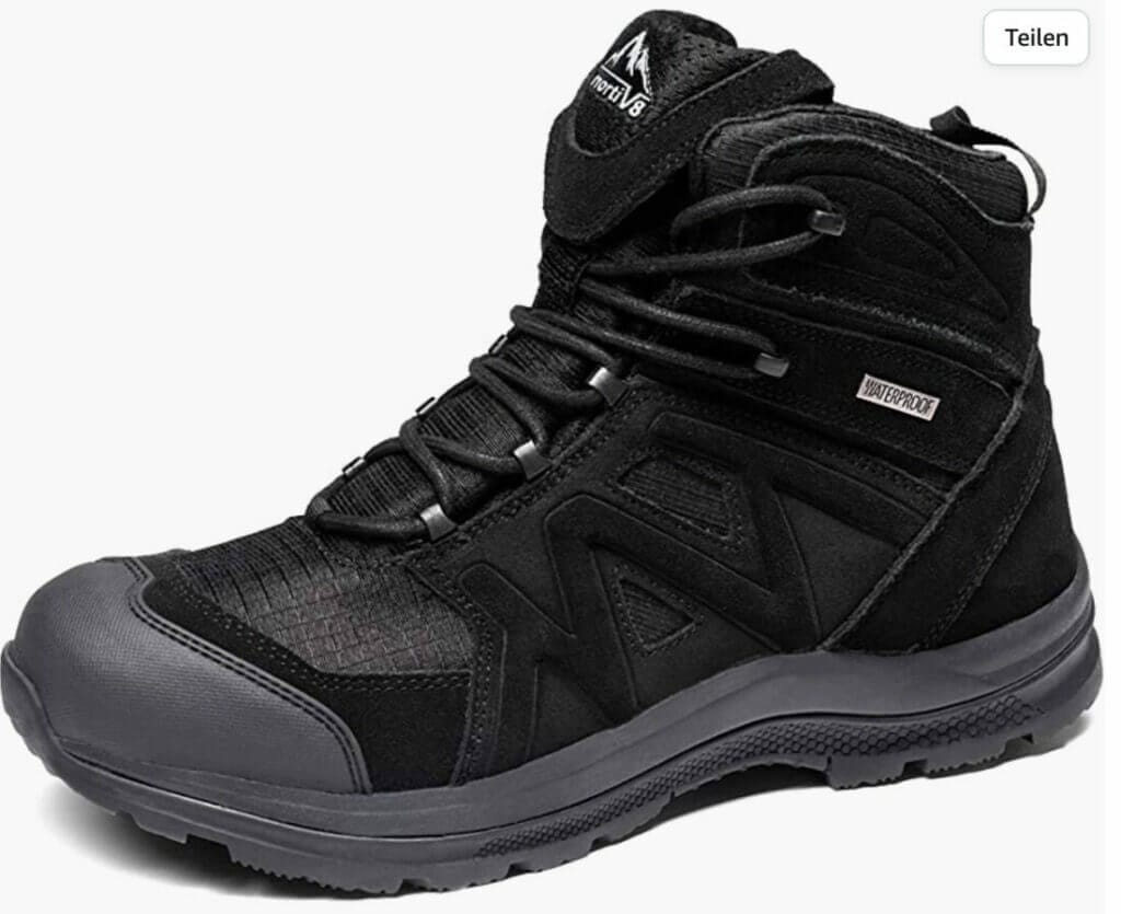 In Schwarz oder Khaki: NORTIV 8 Herren Wanderschuhe – 50% Rabatt