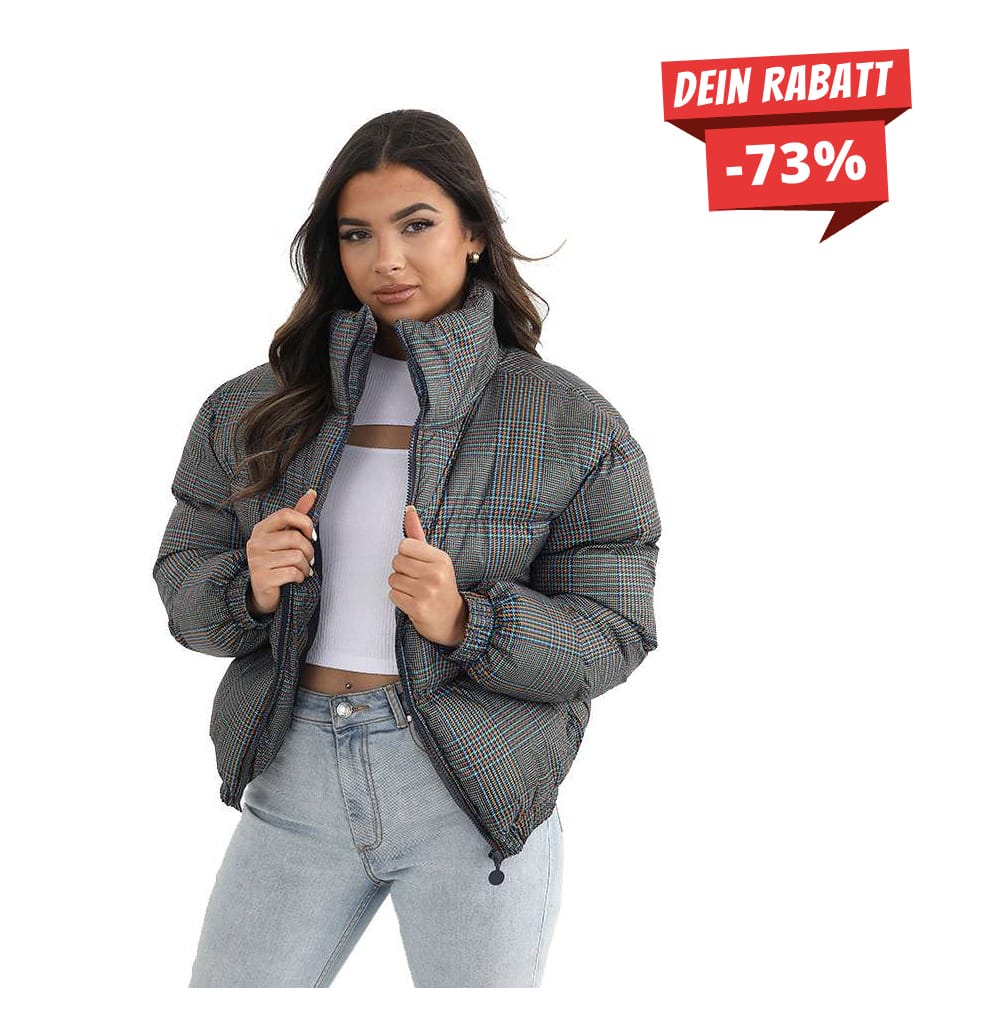 BRAVE SOUL Multicolour Damen gepolsterte Winterjacke – 73% Rabatt