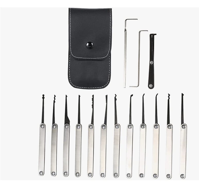 Irfora 15er Set Lock Picking aus Edelstahl – 50% Rabatt