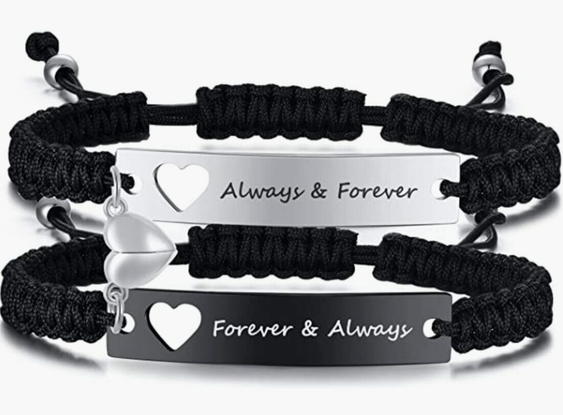 Zwei Partner-Armbänder von TempBeau – 67% Rabatt