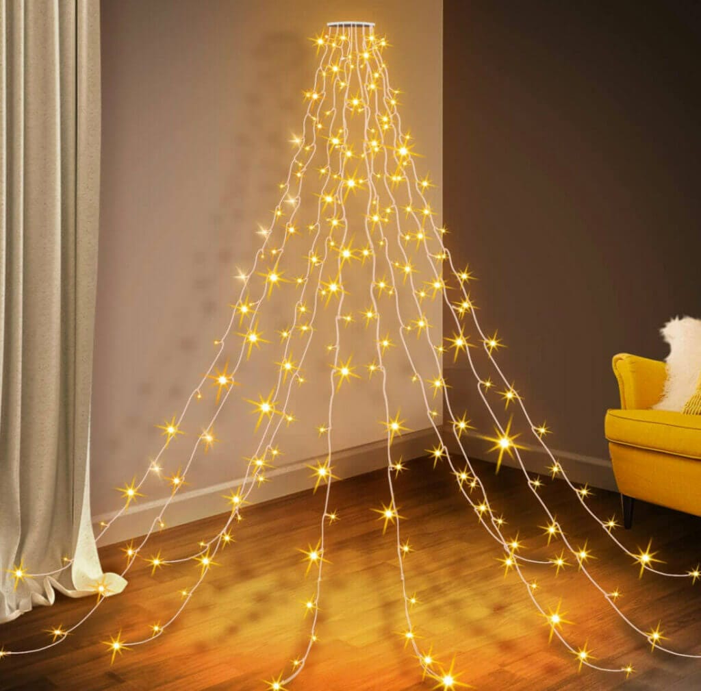 SWANEW LED Christbaumbeleuchtung mit Ring – 60% Rabatt