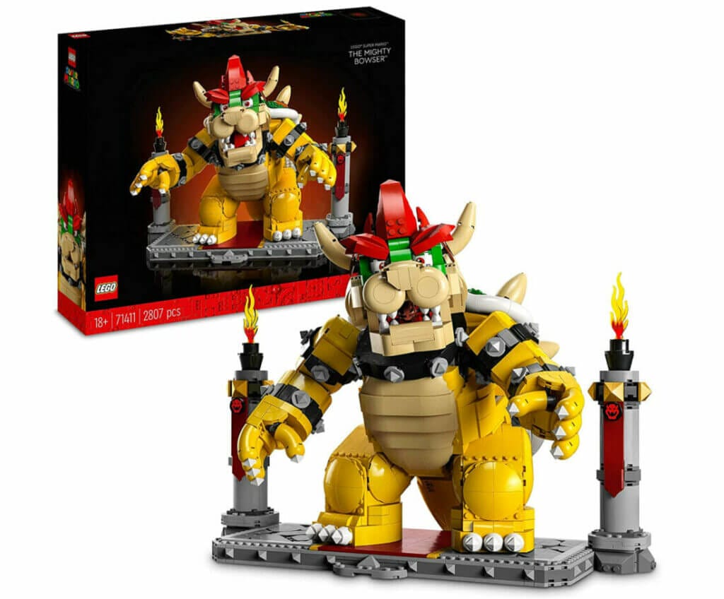 LEGO 71411 Super Mario Der mächtige Bowser 3D-Modell-Bausatz – 30% Rabatt