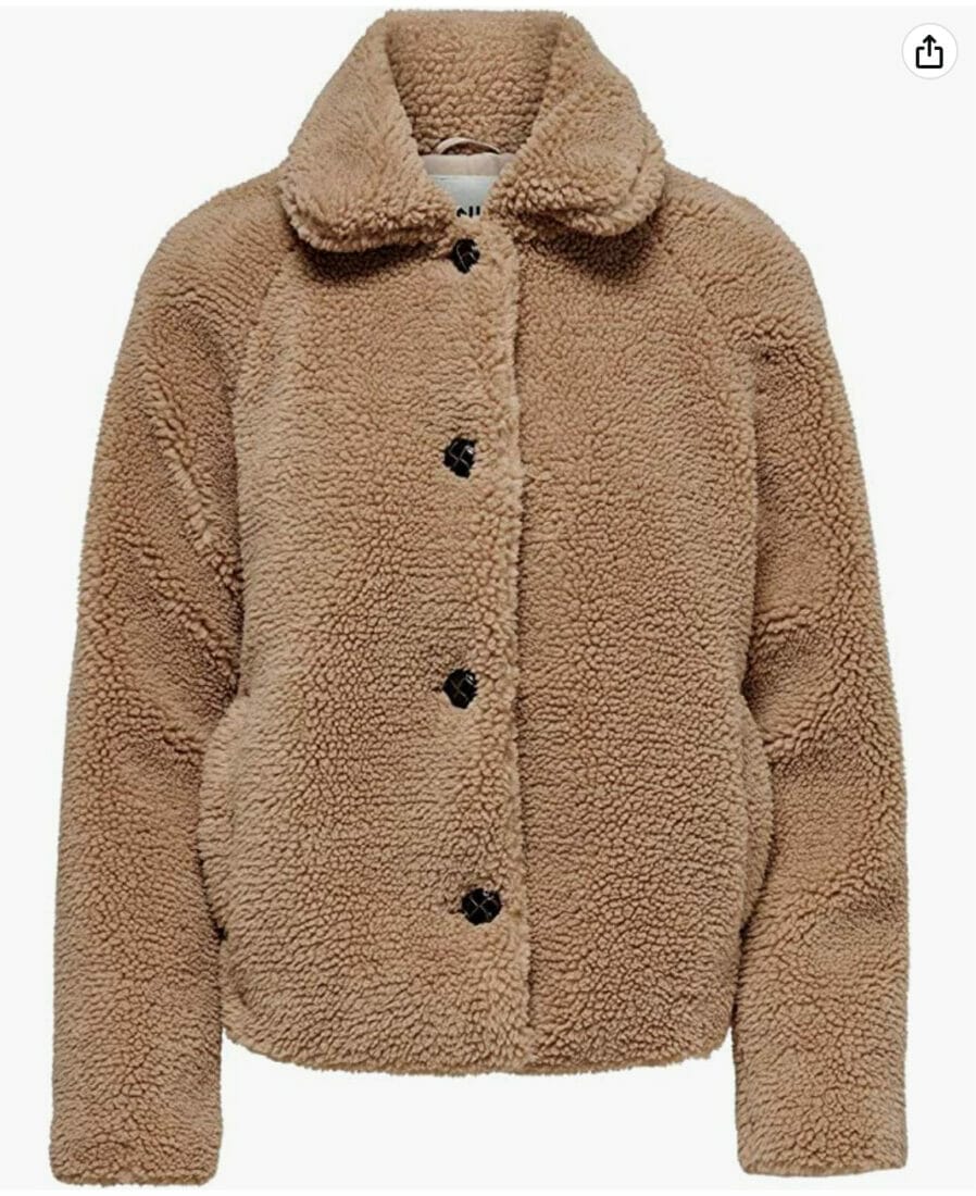 Kuschelig weich: ONLY Damen Teddy Jacke – 48% Rabatt