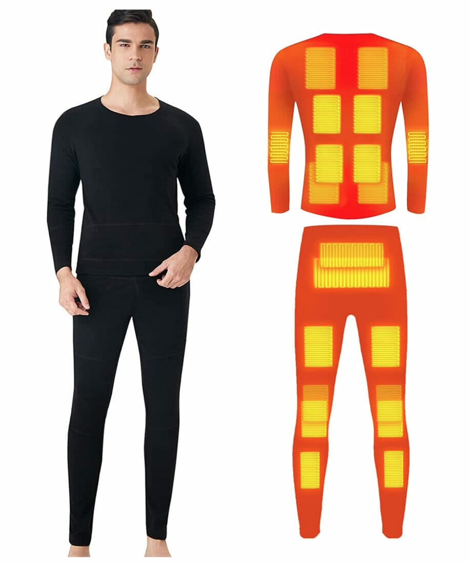 Beheizte Unterwäsche von SHUIYUE (mit 20 Heizkissen) – 50% Rabatt