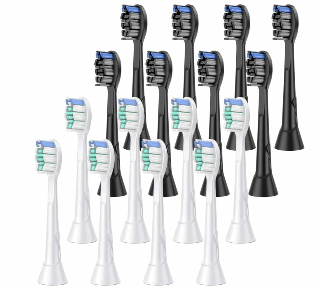 16er-Pack Ersatzbürsten kompatibel mit Philips Sonicare – 70% Rabatt
