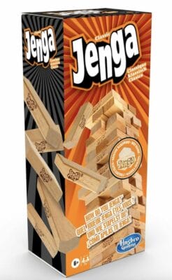 Hasbro Jenga Karton des tollen Spieles