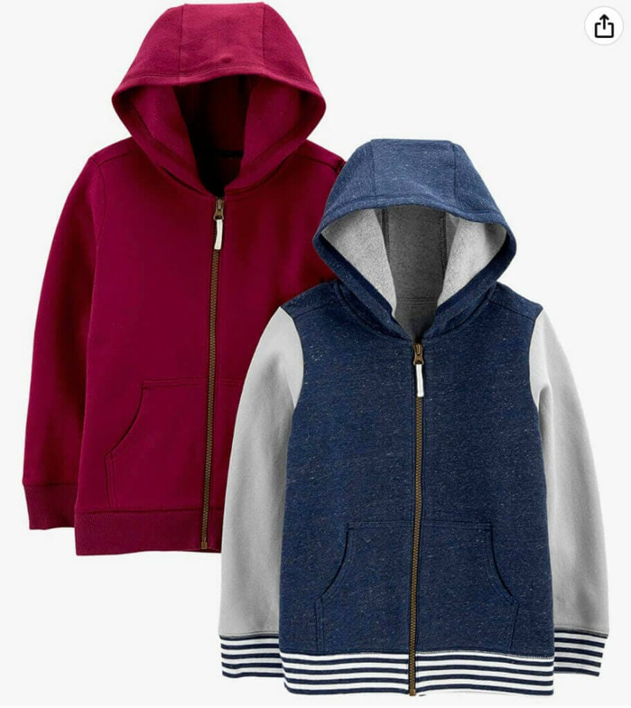 Simple Joys by Carter’s Jungen Fleece-Hoodies 2er-Pack – 50% Rabatt