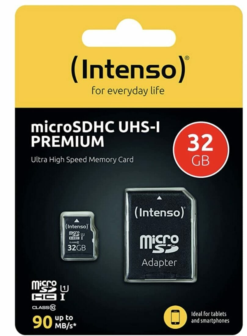 Intenso Premium microSDHC 32GB Class 10 UHS-I Speicherkarte – 38% Rabatt