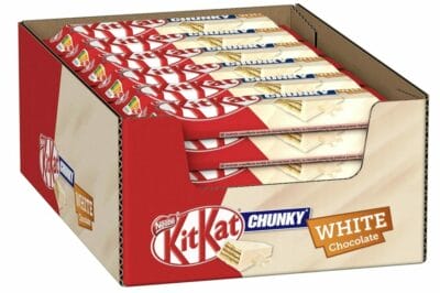 NESTLÉ KITKAT CHUNKY White Schokoriegel im 24er Pack mit je 40 g Inhalt