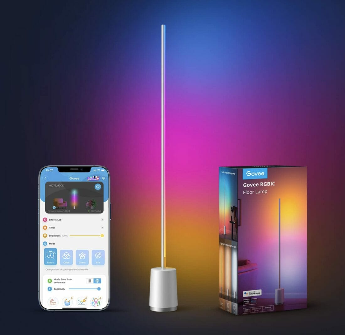 Smarte Govee LED Stehlampe WiFi – 33% Rabatt