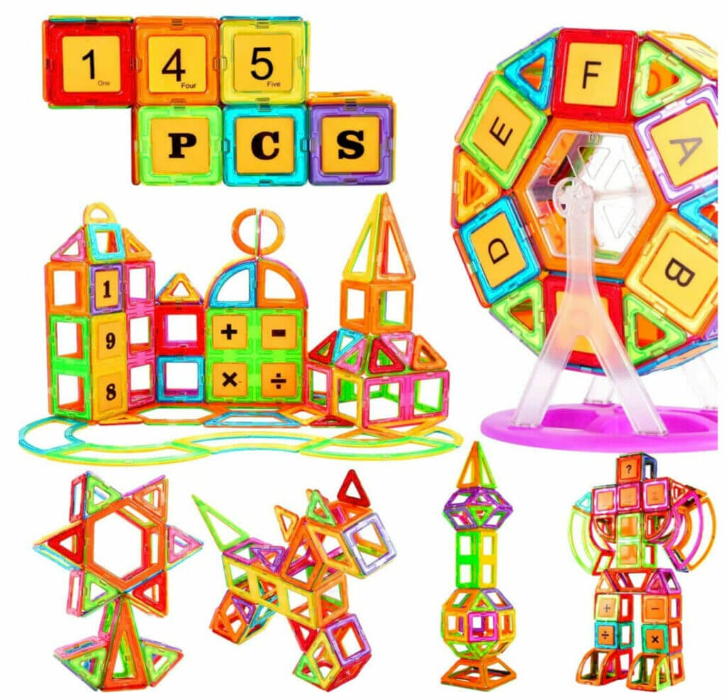 Magnetische Bausteine 145 Teile – 40% Rabatt