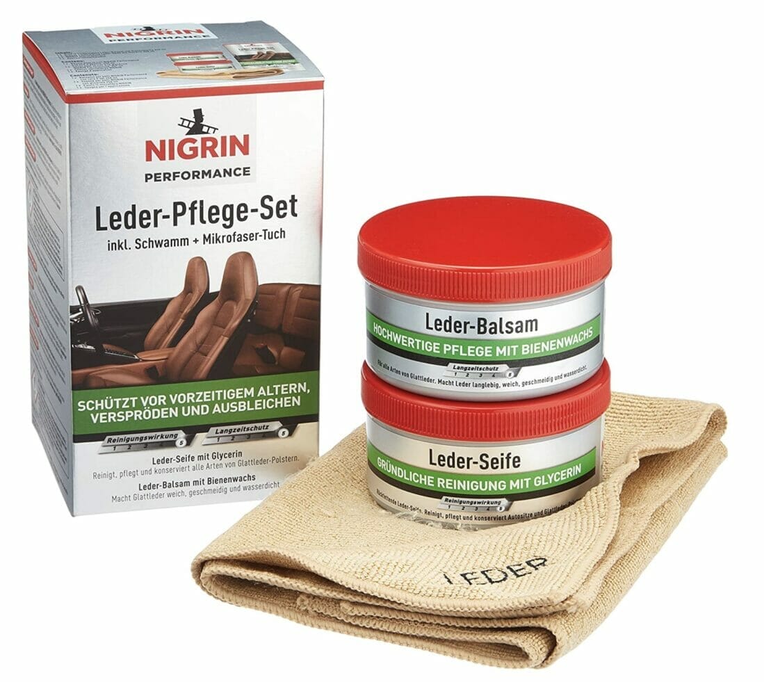 NIGRIN Performance Leder-Pflege, farbauffrischend, 2x250ml – 58% Rabatt