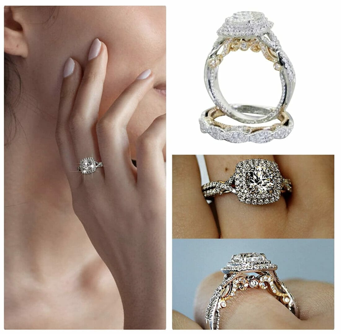 2-teiliges Ringe Set – 80% Rabatt