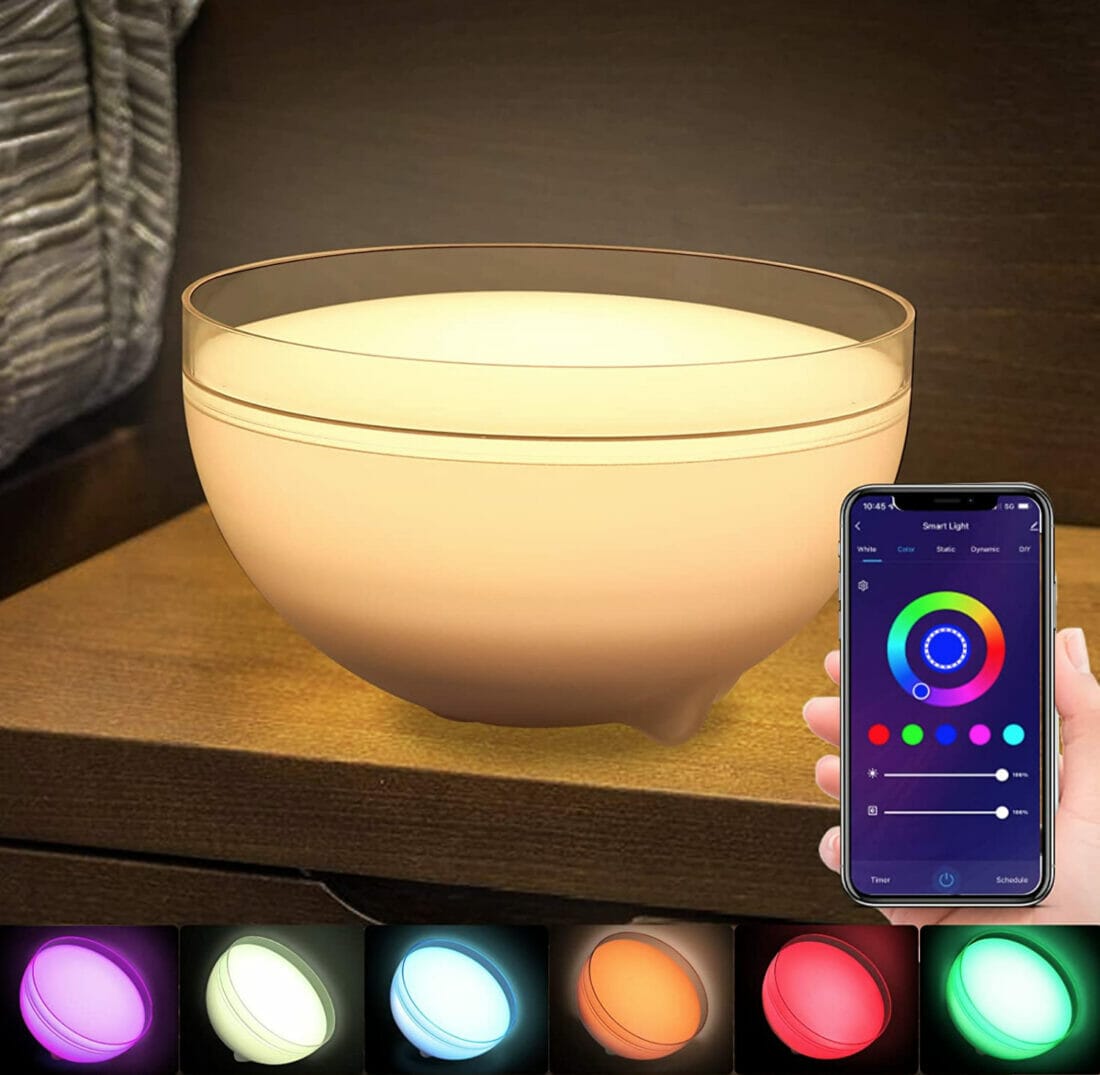 Smarte Nachttischlampe von Yakimz – 50% Rabatt