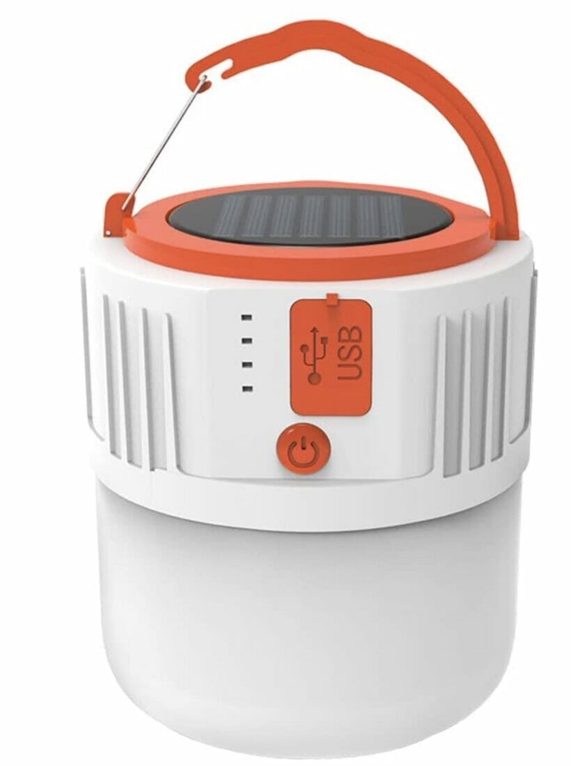 2400mAh LED Campinglampe, Solar LED – 50% Rabatt