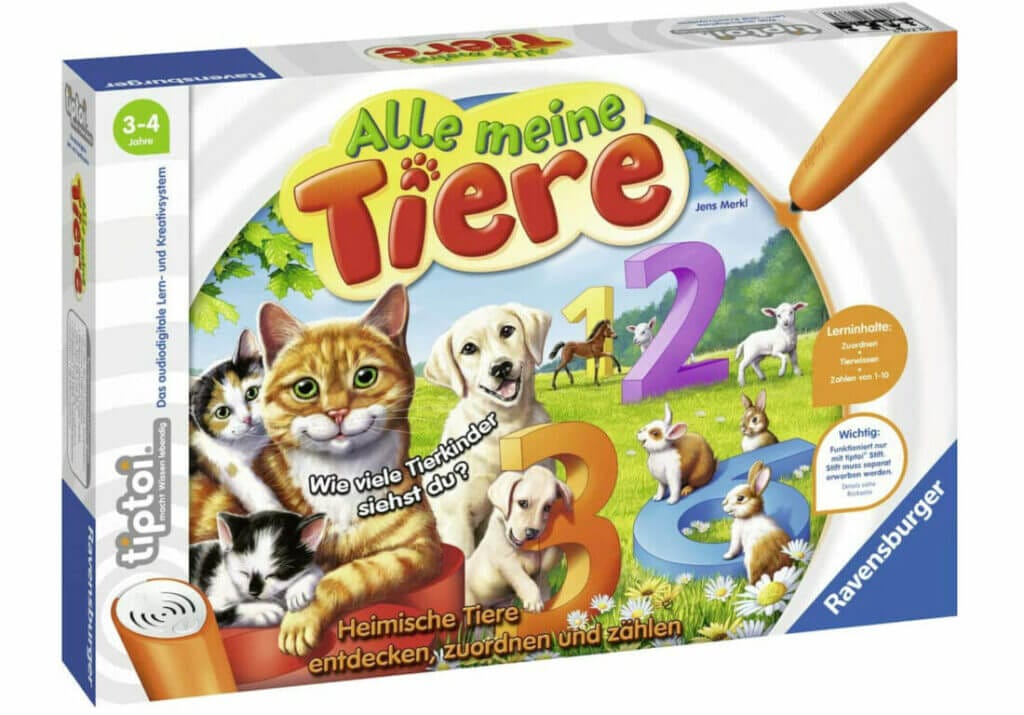 Ravensburger tiptoi 00776 – Alle meine Tiere – 46% Rabatt