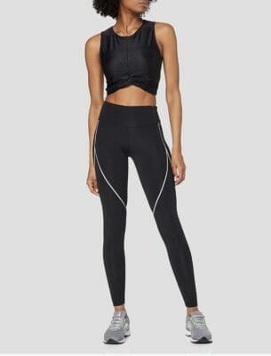 AURIQUE Damen Lauf Leggings mit Hohem Bund1