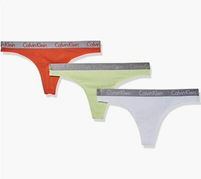 Calvin Klein Damen 3er Pack Strings Thong 3 PK mit Stretch