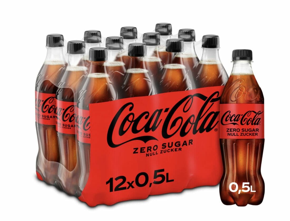 Coca-Cola Zero Sugar (12 x 500 ml) – 40% Rabatt