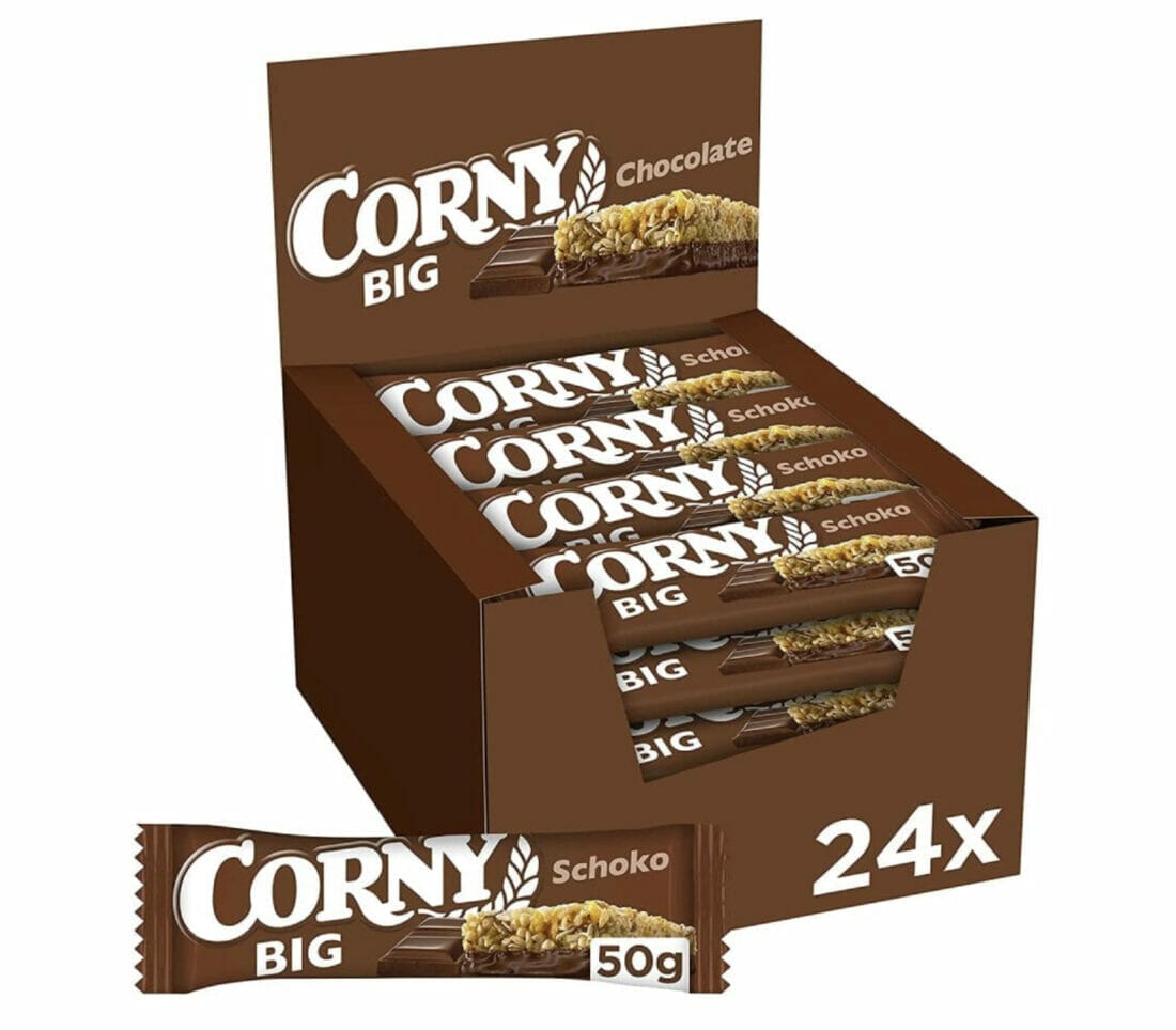 Müsliriegel CORNY BIG Schoko im 24er-Vorteilspack – 29% Rabatt + 10% Spar-Abo