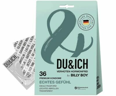 DUICH by Billy Boy Kondome Premium Kondome aus Naturkautschuklatex Echtes Gefuehl 36 Stueck