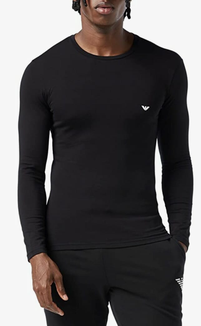 Emporio Armani Herren Basic-Stretch Cotton T-Shirt – 32% Rabatt