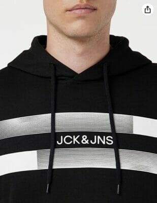 JACK JONES Herren Jjnew Adam Sweat Hood Sweatshirt1