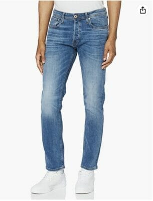 JACK JONES Male SlimStraight Fit Jeans Tim ORIGINAL AM