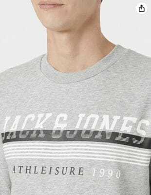 JACK JONES Male Sweatshirt Crew Neck1