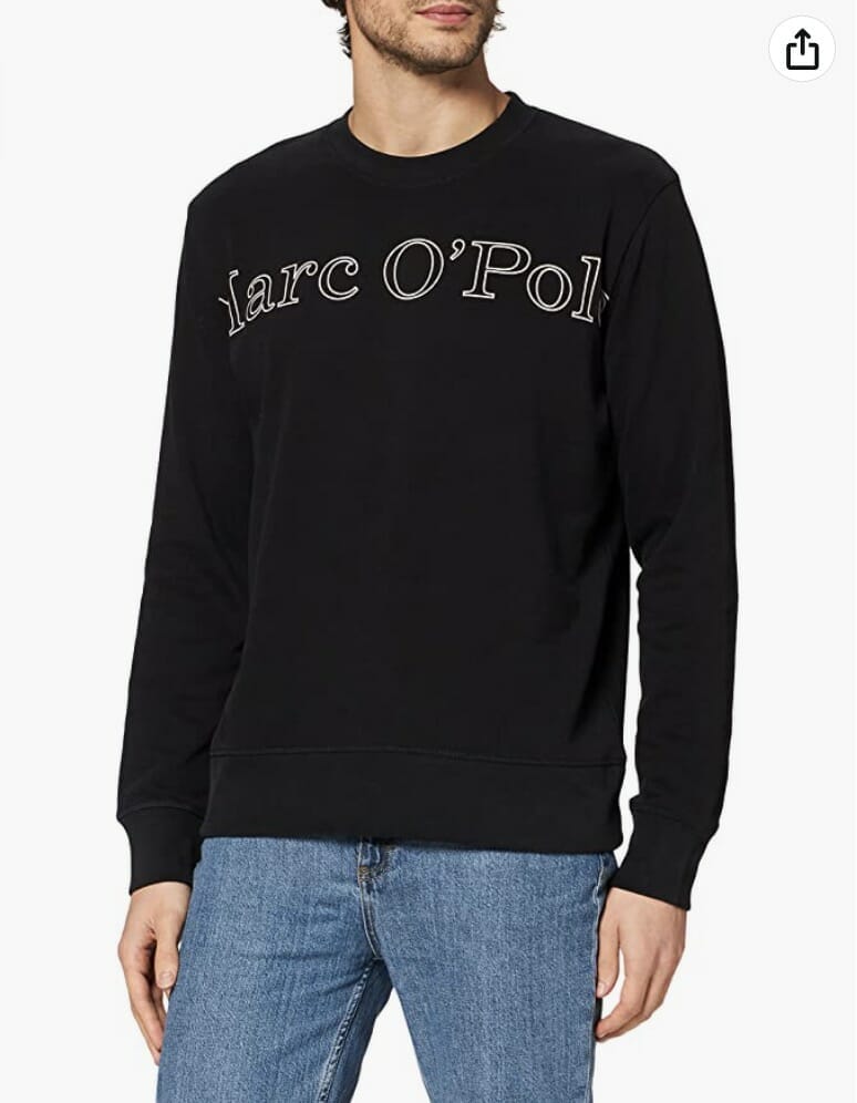 Marc O’Polo Herren Sweatshirt mit Print – 65% Rabatt