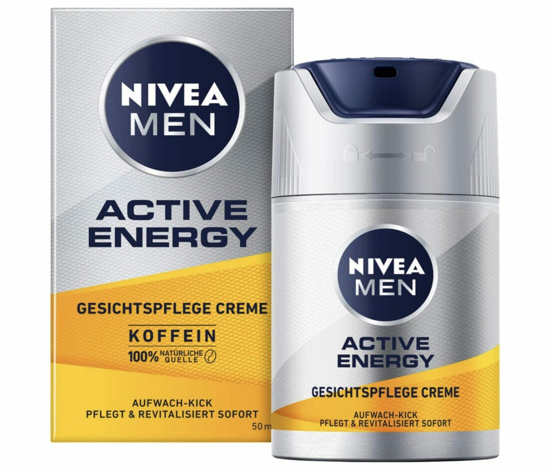 NIVEA MEN Active Energy Gesichtspflege Creme – 23% Rabatt + 10% Spar-Abo + 10% Rabatt auf die erste Bestellung